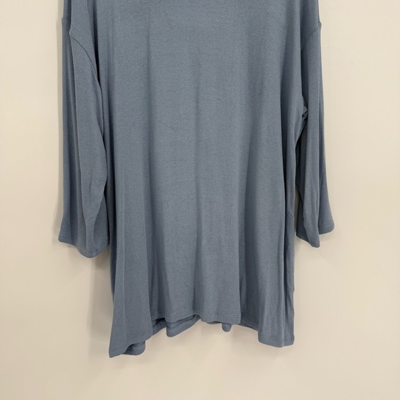 J. Jill Wearever Collection Blue Button-Up Cardigan Sweater Women V-Neck Size M - Picture 8 of 10